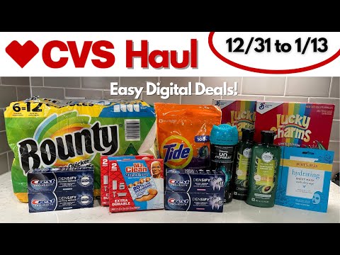 CVS Free and Cheap Digital Couponing Deals This Week | 12/31 to 1/13 | Easy Digital Deals!