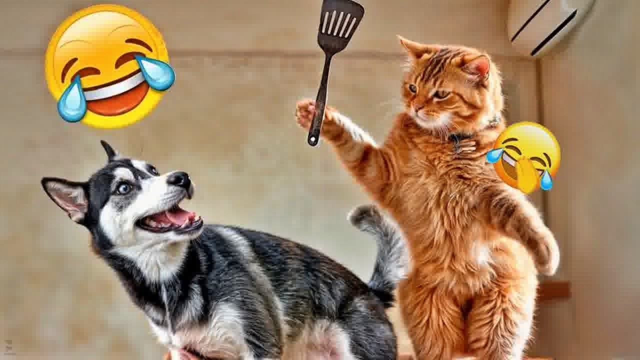 Best Funny Dogs and Cats Ever 🐱🐶😂 Try Not To Laugh Challenge - YouTube