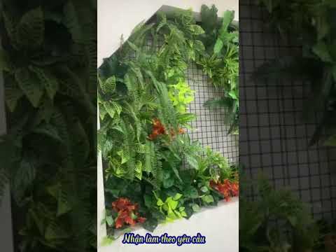 Video Trang trí văn phòng bằng những mẫu tường cây giả độc... - YouTube