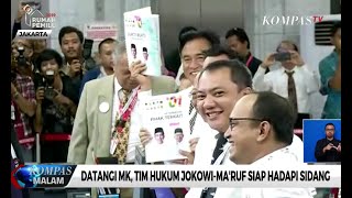 Datangi MK, Tim Hukum Jokowi-Ma’ruf Siap Hadapi Sidang