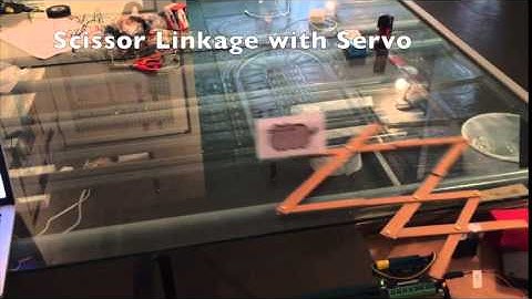 Scissor Linkage with Servo