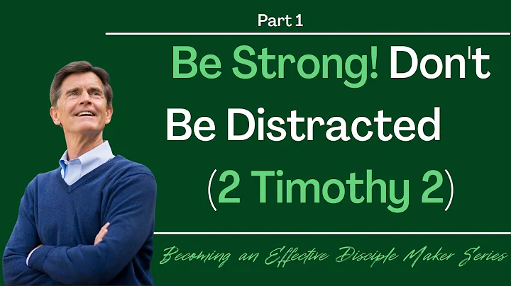 Becoming an Effective Disciple Maker Series: Be St...