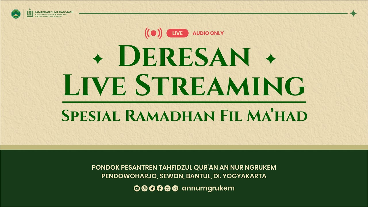 DERESAN AL QUR'AN JUZ 27 & 28 ( AUDIO ONLY )
