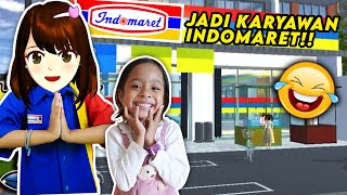 ALUNA JADI KARYAWAN INDOMARET DI GAME SAKURA SCHOOL SIMULATOR INDONESIA‼️🤣 ALUNA NGEGAME
