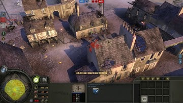 Company of Heroes - American Campaign - Mission 13 - Mortain Counterattack Playthrough