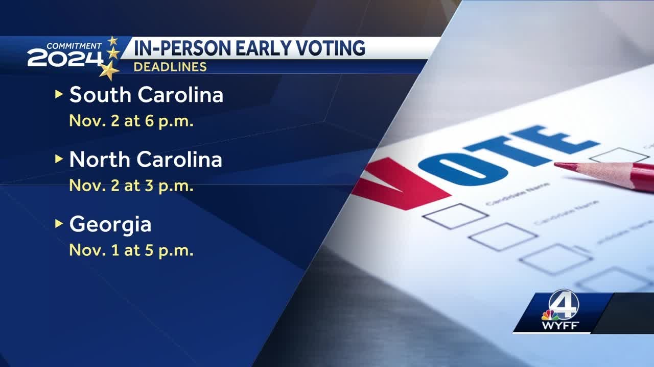 Early voting begins in South Carolina - YouTube