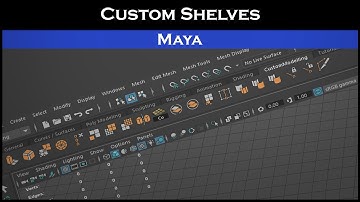 Maya Tutorial: Add Custom Shelves