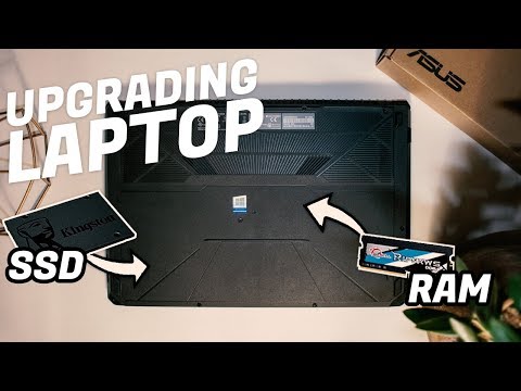 UPGRADING LAPTOP!! | ASUS TUF FX504 | SSD and RAM [2019]