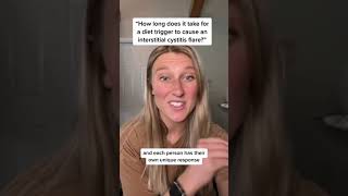 How long does it take for a diet trigger to cause an #IC flare? #icdietitian #interstitialcystitis