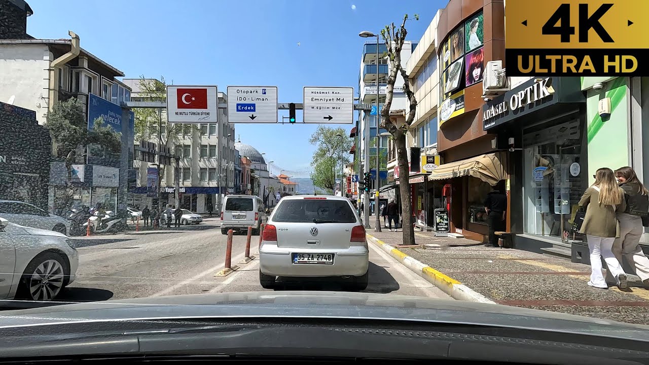 Balıkesir Bandırma | Şehir Merkezi Turu | City Center Driving Tour | 4K | 60fps | 2024 |