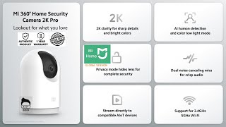 Mi 360 2K Pro CCTV Setup Guide