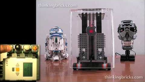 #4 Transforming LEGO Apple Power Mac G4 Cube - video #4, BlueTooth Remote #2