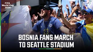 Thousands Of Bosnia Fans Take Over Seattle Before Crucial Qatar Match | ZO1H