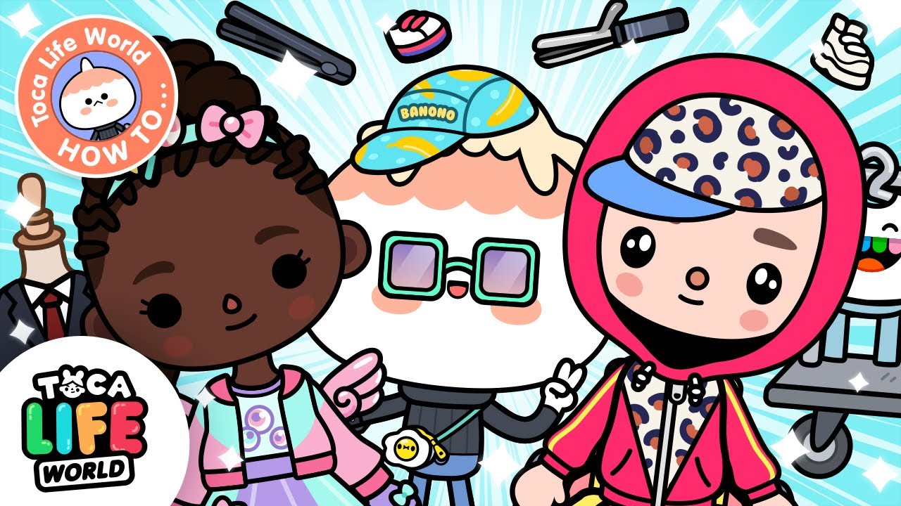 Kids Hot Game Toca Life World Cartoon Print Hoodies Girls Cute