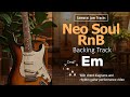 Mellow Neo-Soul Guitar Backing Track in Em – Smooth Chill R&B Groove (SJT-086)