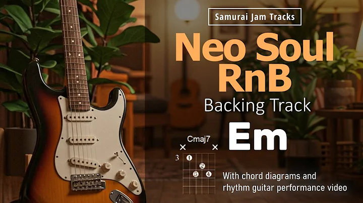 Mellow Neo-Soul Guitar Backing Track in Em – Smooth Chill R&B Groove (SJT-086)