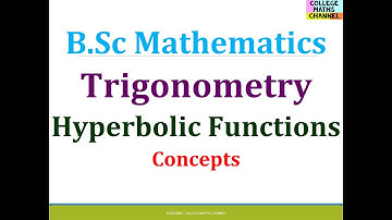 Trigonometry in Tamil-Hyperbolic functions in Tamil-Trigonometry Concepts in Tamil