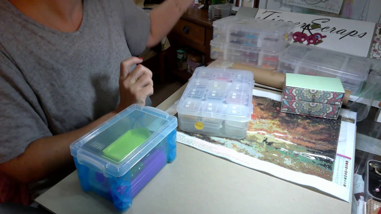 Diamond painting reveal