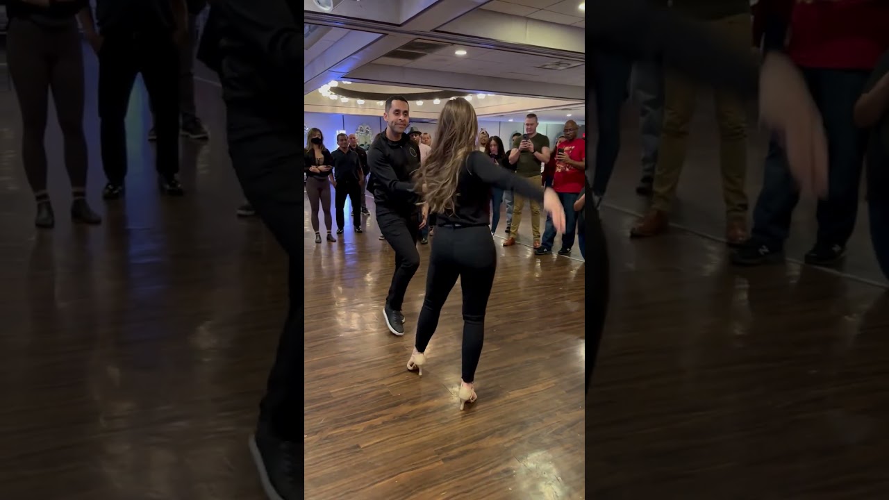 Intermediate Bachata Class Demo - Demetrio & Nicole - Bachata Dance Academy 