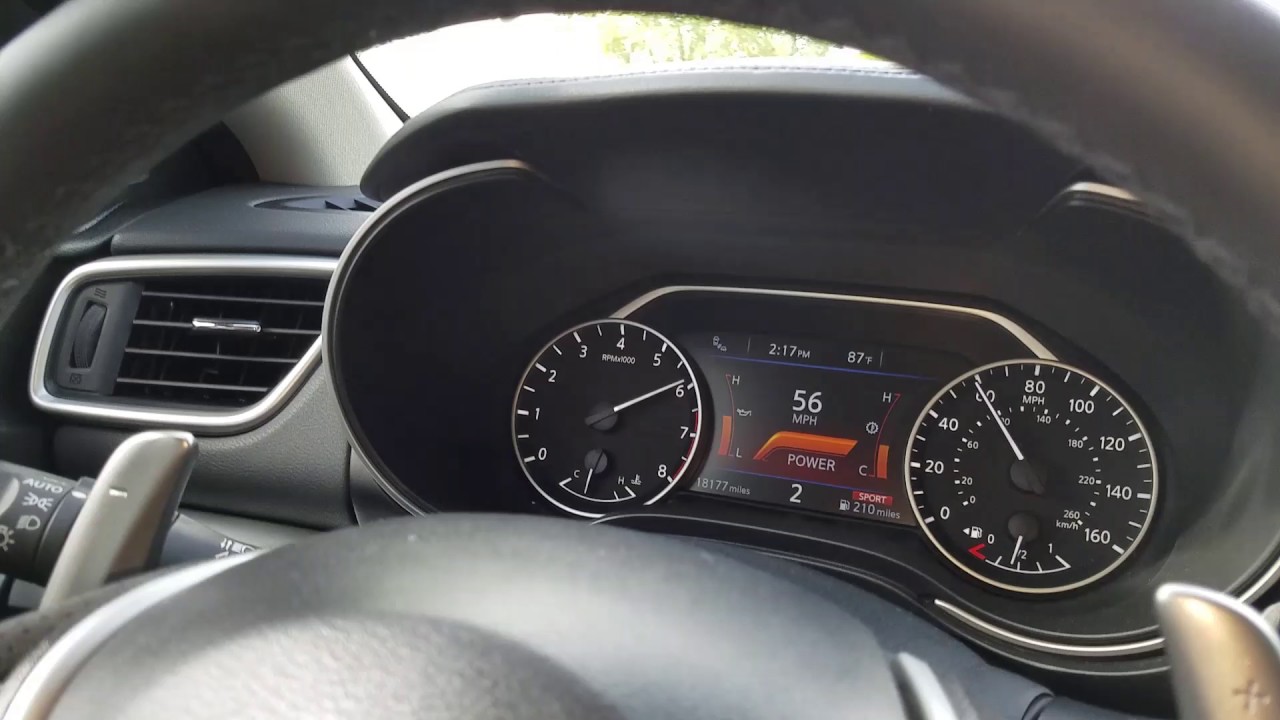 2016 Nissan Maxima SR 0-78mph Sport Mode - YouTube