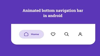 Animated bottom navigation bar in android java screenshot 5