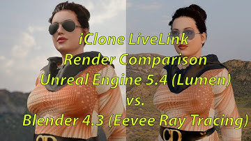 LiveLink Render Comparison between Eevee(Blender) and Lumen(UE)