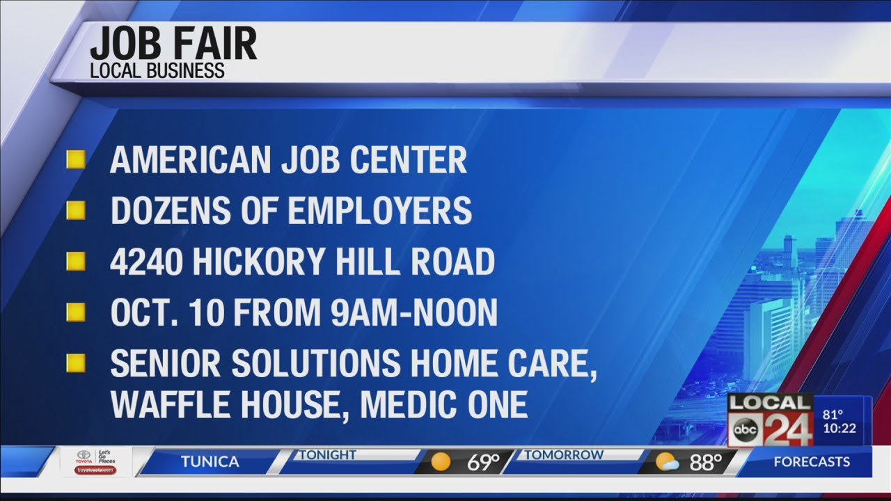 AMERICAN JOB CENTER JOB FAIR YouTube