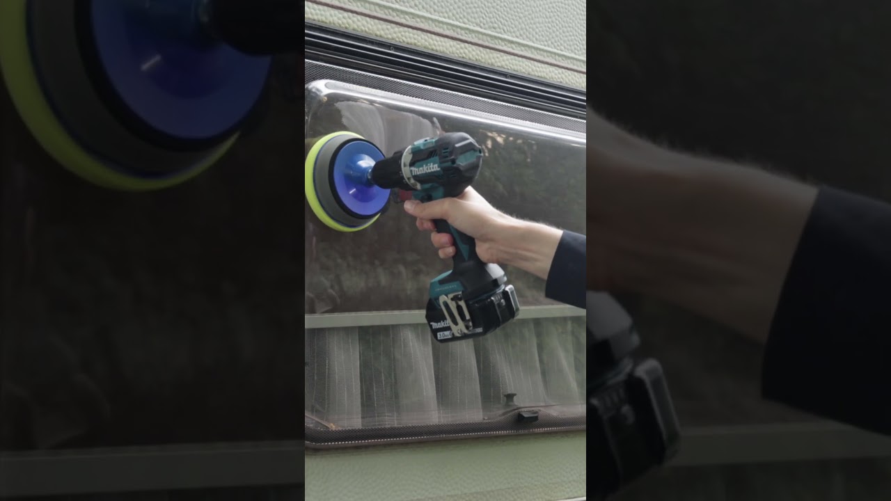 Zum Polieren von Wohnwagen-, Wohnmobil-, Caravan-Fenster 