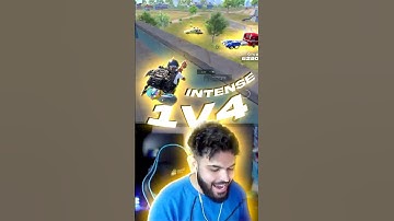 1 tegen 3 in de Conqueror-lobby 🔥 #bgmi #pubgmobile #shortsyoutube #battleroyalegame