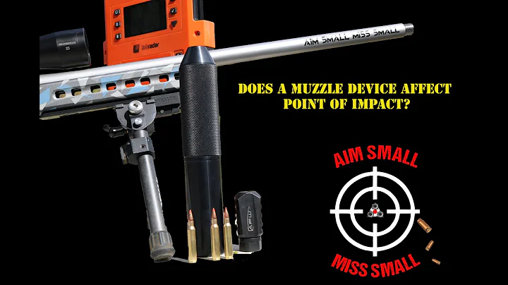 Does a muzzle device affect your point of impact? #POI #muzzlebrake #silencer
