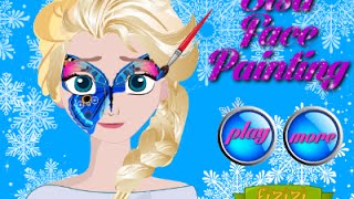 Play Elsa Face Painting Game screenshot 2