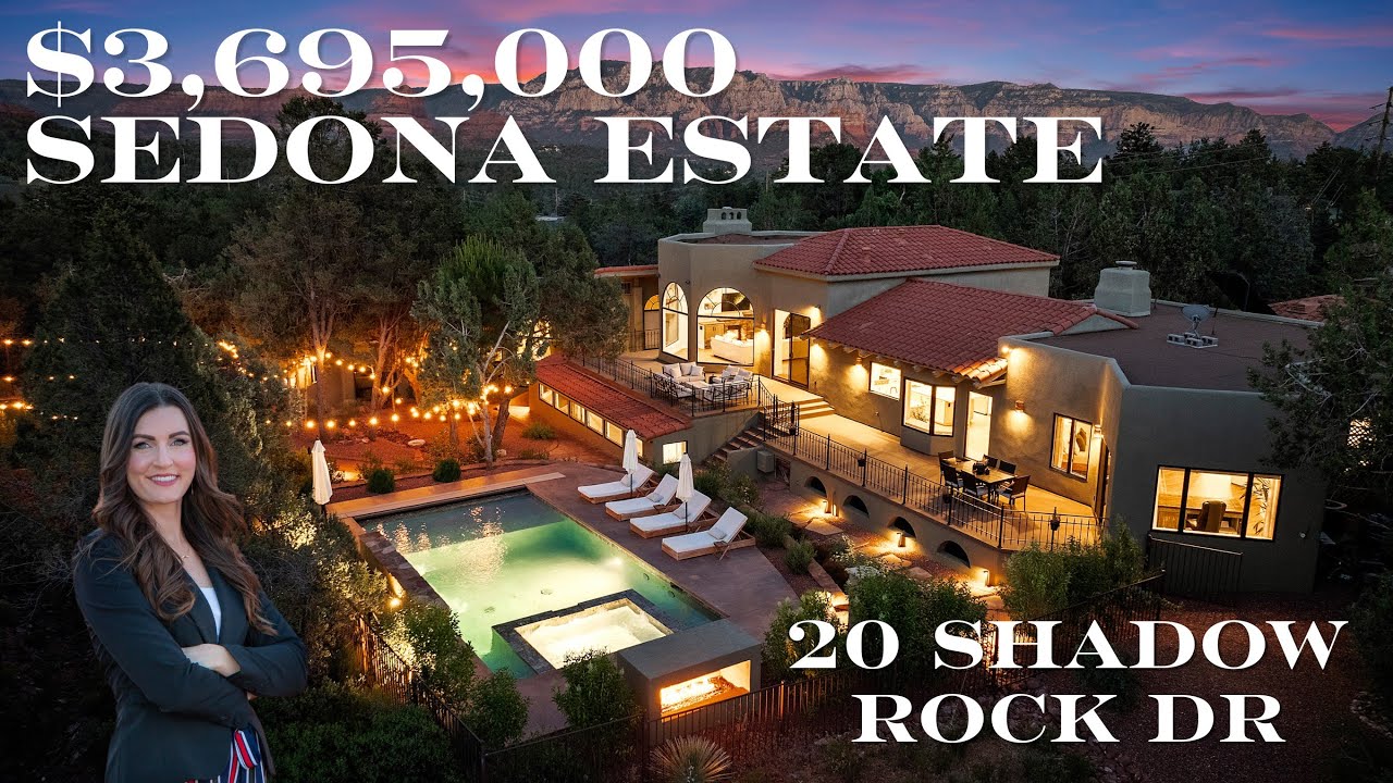 Чудо в Седоне — поместье в испанском стиле за 3 695 000 долларов