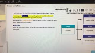 Cause and effect chain of events 2