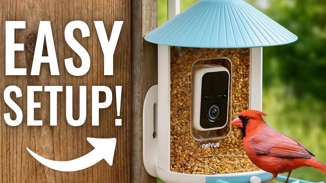 How to Set Up Birdfy Smart Bird Feeder (Camera + Solar Panel Guide ...