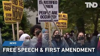 When does free speech end and the First Amendment begin? Protests over war in Gaza nationwide