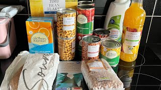 Tesco Grocery Haul | £29.34 | Healthy Food Shop | Single Income Household