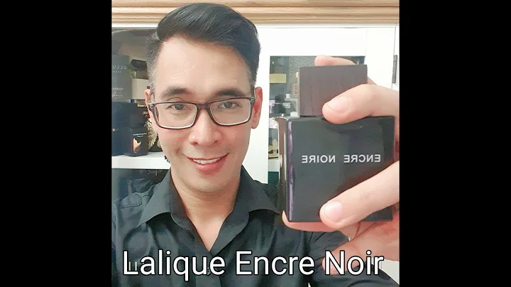 (Review Nước Hoa) Lalique Encre Noire Pour Homme - Bực mình cái bình mực :)