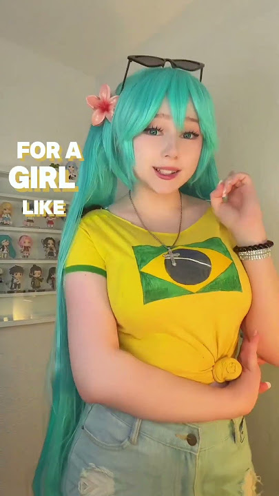 Girl Like Me Miku Version 💗 #hatsunemiku #brazil #cosplay