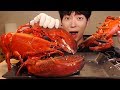 MUKBANG ASMR|🦞초 대왕 랍스터 VS 랍스터 먹방|Great lobsters Real Sounds Eating Show[SIO ASMR 시오]