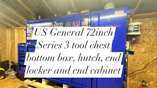 Us General 72-inch Series 3 tool chest components. .  #usgeneral  #harborfreight #toolstorage #tools