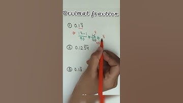 🙄🙄Express as vulgar fraction||Decimal fraction#Shorts#Magical math tricks