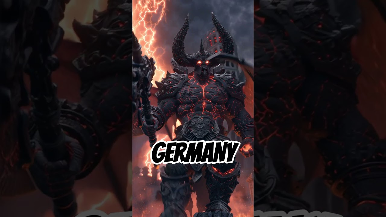Countries Reimagined as Powerful Demons 👹🔥 