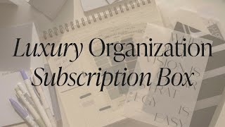 Organize In Style: Subscription Box Unboxing | February 2023 | Cloth \& Paper