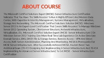 Cloudnet - MCSE Server Infrastructure Training Course in Kolkata