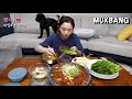 리얼먹방 고추장소불고기 배추된장국 Ft 백김치 쌈채소ㅣGochujang BulgogiㅣREAL SOUNDㅣASMR MUKBANGㅣ 