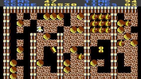 Rockford longplay on Atari 800 xl xe