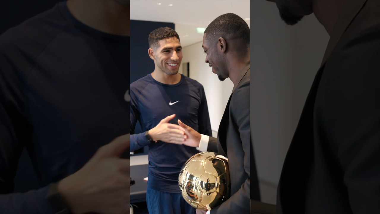 “Now that you’re a Ballon d’Or, I want you to show up in a suit all the time!” 🤵‍♂️😂