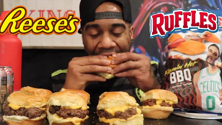 Mukbang | Cheeseburger Sliders, NEW Flamin Hot BBQ...