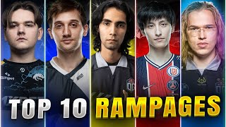 TOP 10 Rampages in The International History - Dota 2