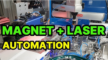 Magnet Insert & Laser Marking Automation – Built 100% by One Person (3BBA EP2)